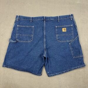 Vintage USA Carhartt B29‎ DST Carpenter Utility Denim Shorts 48 Work Jorts 9"